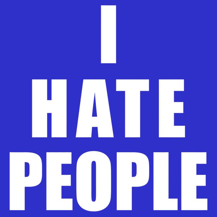 I Hate People Bold Kids T-Shirt