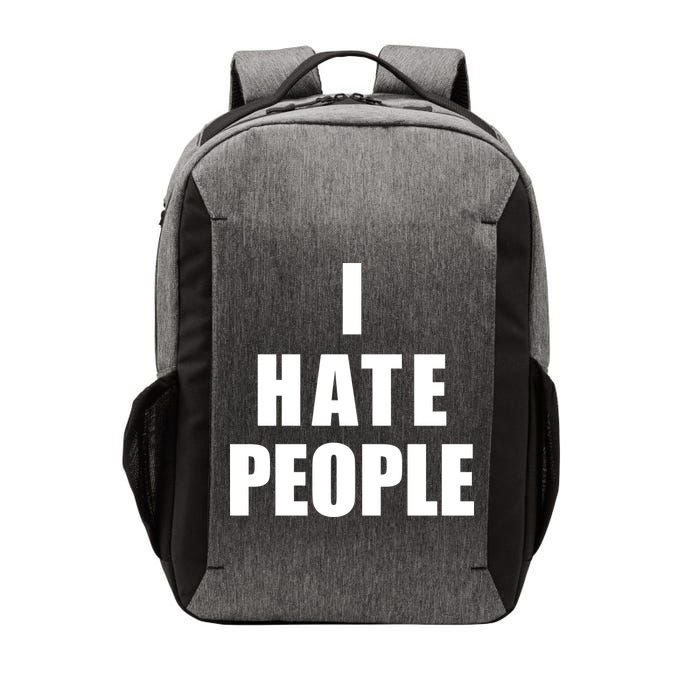 I Hate People Bold Vector Backpack