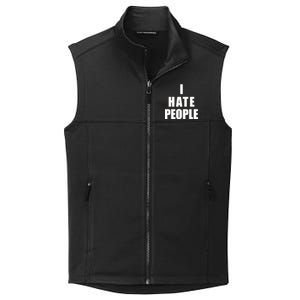 I Hate People Bold Collective Smooth Fleece Vest