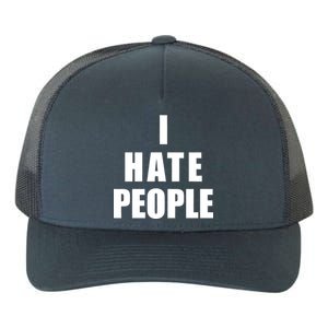 I Hate People Bold Yupoong Adult 5-Panel Trucker Hat