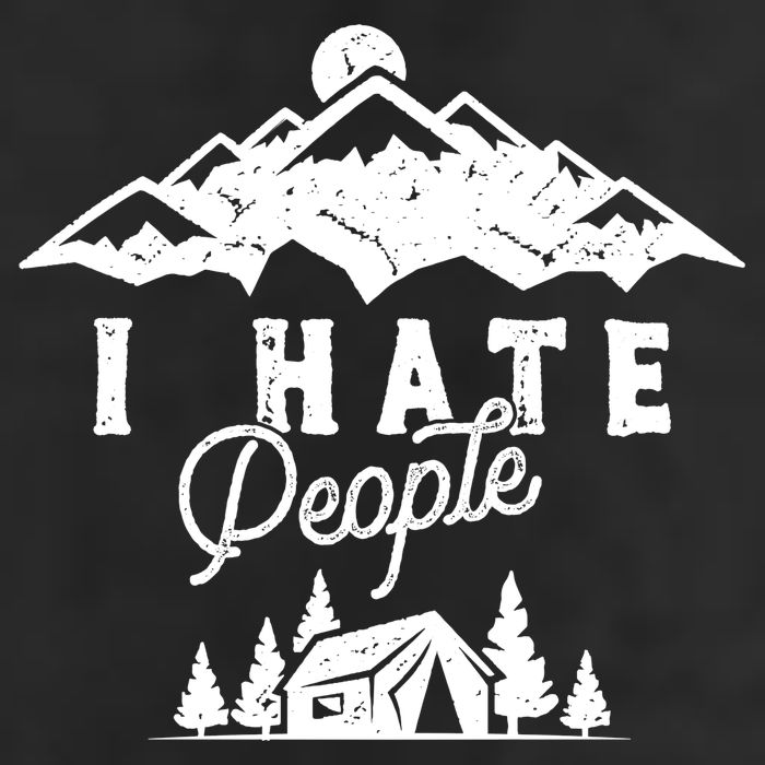 I Hate People Funny Camping Mountains  15oz Campfire Ceramic Mug