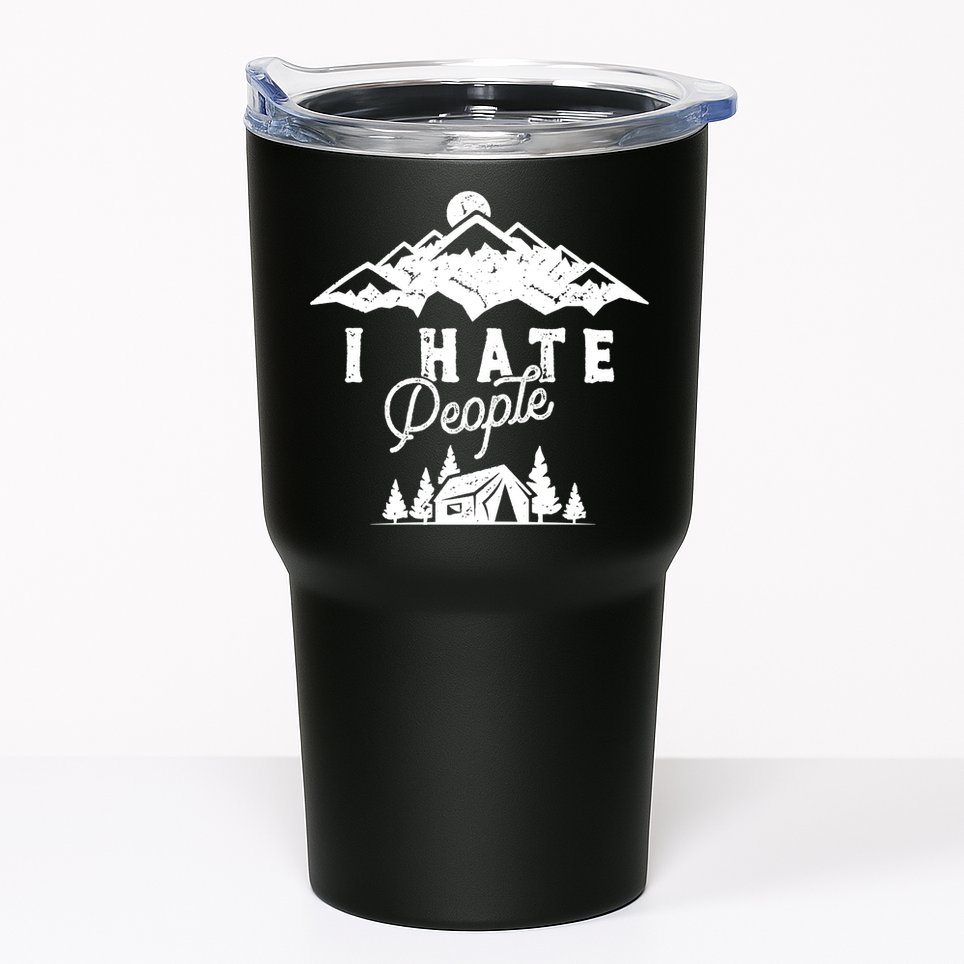 I Hate People Funny Camping Mountains  Tumbler