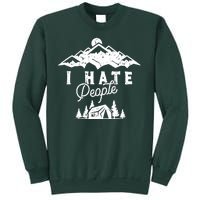 I Hate People Funny Camping Trip Sweatshirt