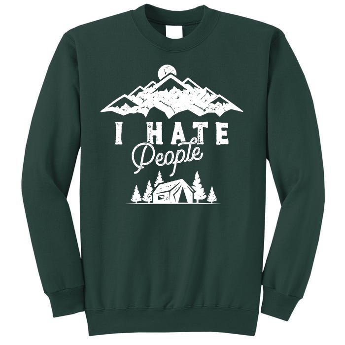 I Hate People Funny Camping Trip Sweatshirt