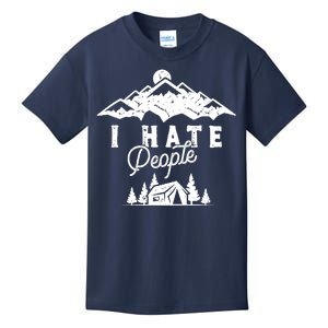 I Hate People Funny Camping Trip Kids T-Shirt