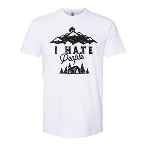 I Hate People Funny Camping Trip Softstyle CVC T-Shirt