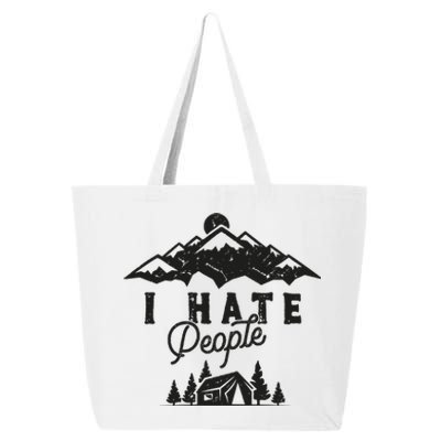 I Hate People Funny Camping Trip 25L Jumbo Tote