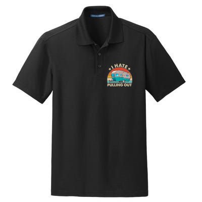 I Hate Pulling Out Camper Trailer  Dry Zone Grid Polo