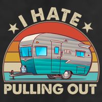 I Hate Pulling Out Camper Trailer  Microfiber Hand Towel
