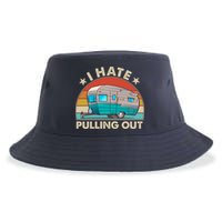 I Hate Pulling Out Camper Trailer  Sustainable Bucket Hat