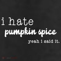 I Hate Pumpkin Spice Yeah I Said It 7 Panel Mesh Trucker Snapback Hat
