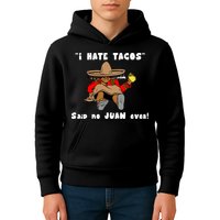 I Hate Tacos Said No Juan Ever Kids Hoodie