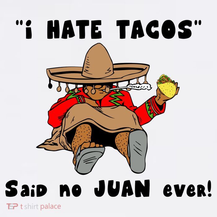 I Hate Tacos Said No Juan Ever Stainless Steel Travel Mug