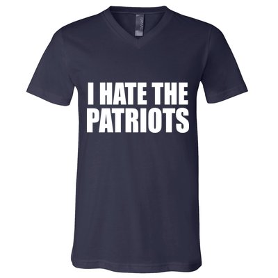 I Hate The Patriots V-Neck T-Shirt