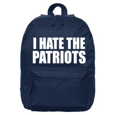 I Hate The Patriots 16 in Basic Backpack