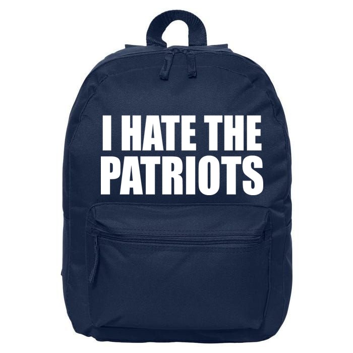I Hate The Patriots 16 in Basic Backpack