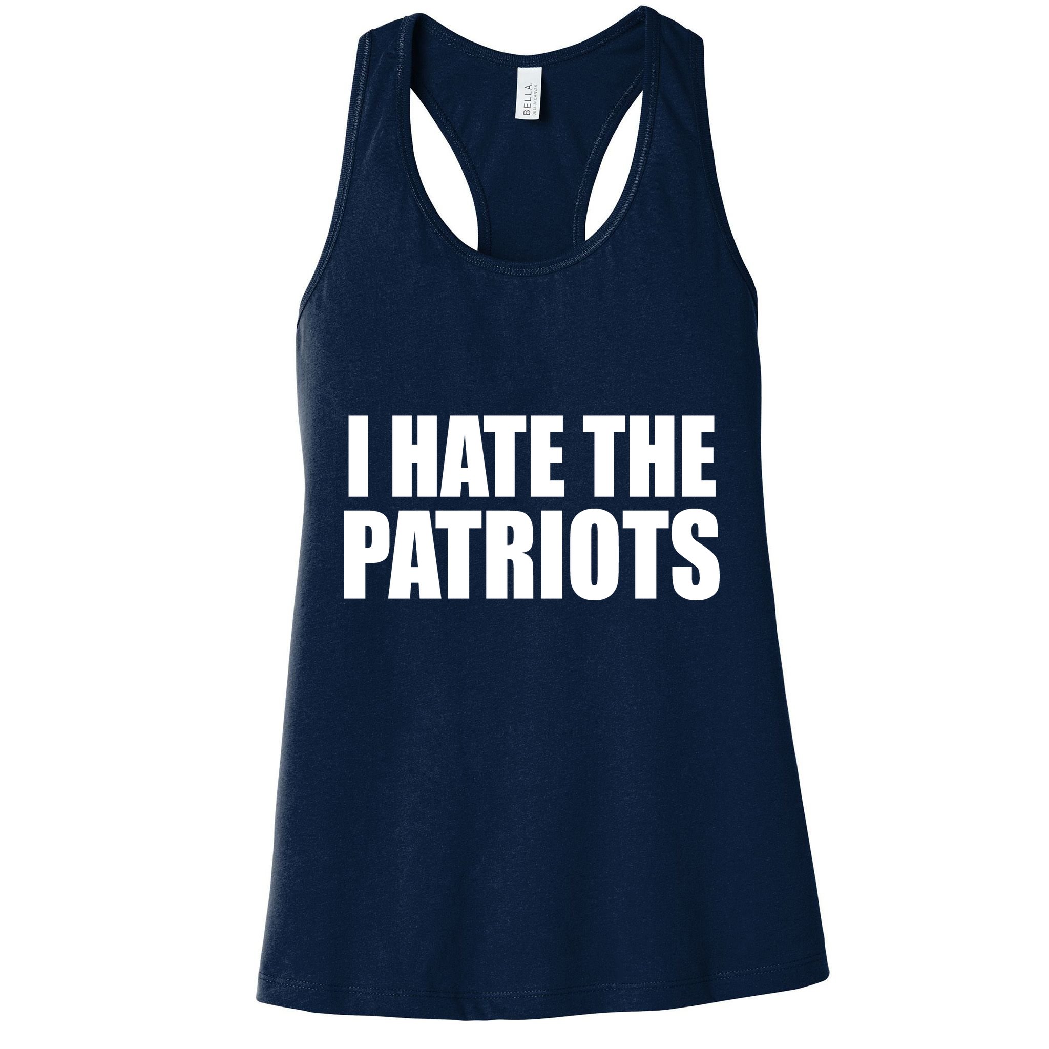 I Hate The Patriots Womens Tank Top