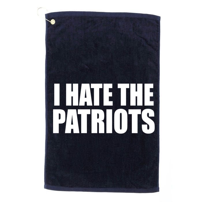 I Hate The Patriots Golf Towel