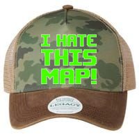 I Hate This Map Funny Gamer Legacy Tie Dye Trucker Hat