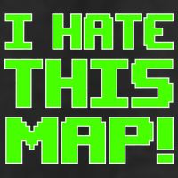 I Hate This Map Funny Gamer 7 Panel Mesh Trucker Snapback Hat
