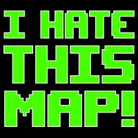 I Hate This Map Funny Gamer Performance Shirt