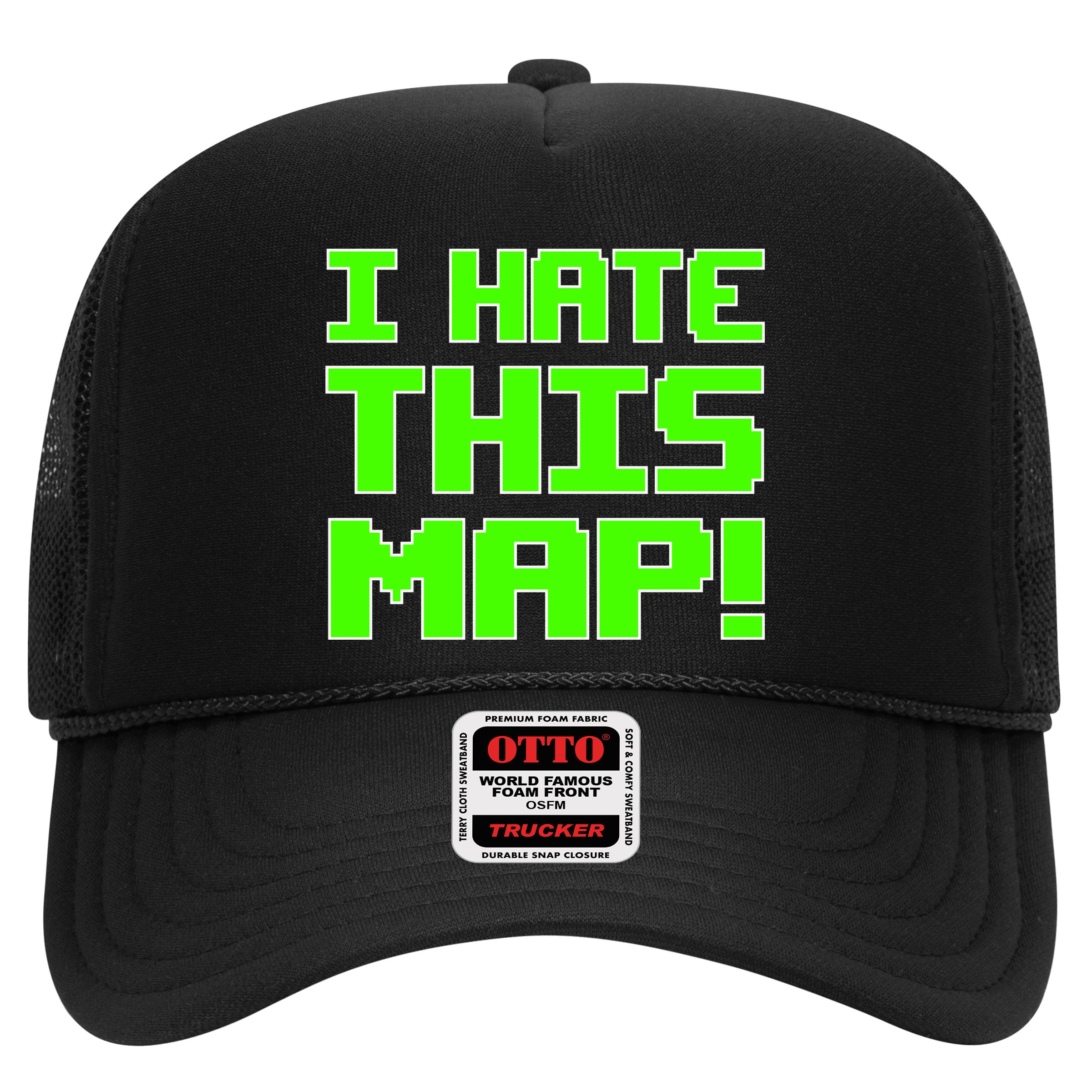 I Hate This Map Funny Gamer Hat
