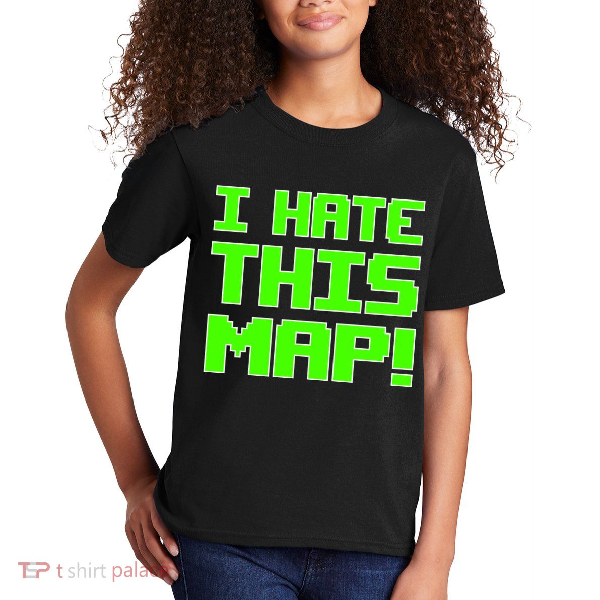 I Hate This Map Funny Gamer Kids T-Shirt