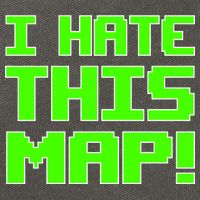 I Hate This Map Funny Gamer Cotton Canvas Backpack
