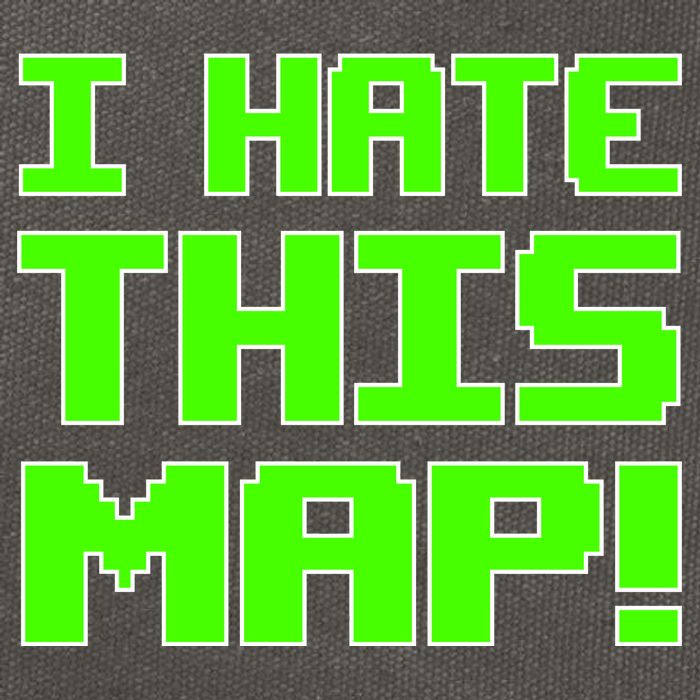I Hate This Map Funny Gamer Cotton Canvas Backpack