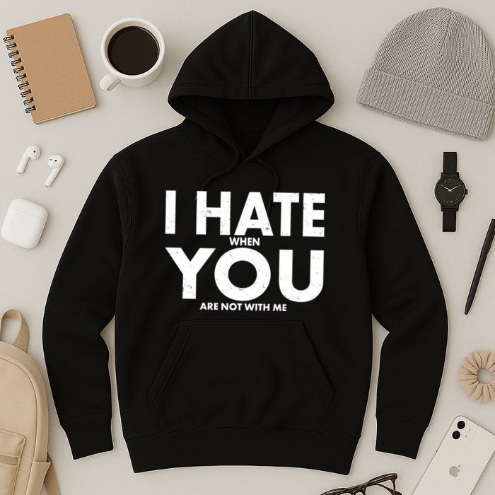 I Hate When You Are Not With Me Hoodie