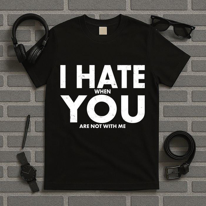 I Hate When You Are Not With Me T-Shirt