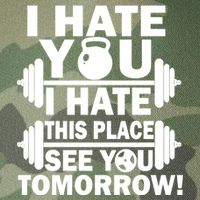 I Hate You This Place See You Tomorrow! Legacy Tie Dye Trucker Hat