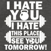 I Hate You This Place See You Tomorrow! Vector Backpack