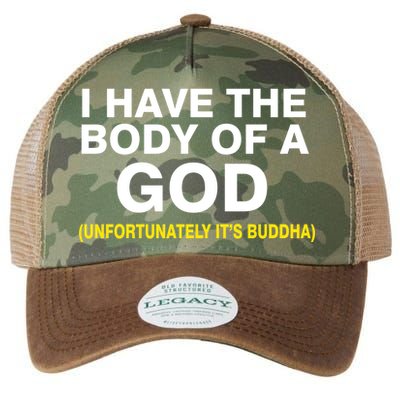 I Have A Body Of A God Buddha Legacy Tie Dye Trucker Hat