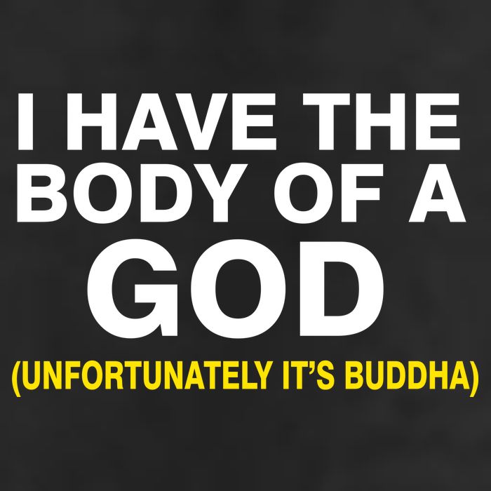 I Have A Body Of A God Buddha Adult Drive Performance Visor