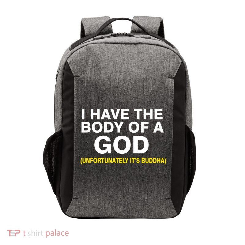 I Have A Body Of A God Buddha Vector Backpack