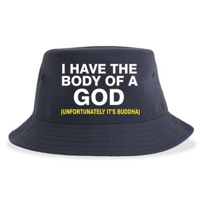 I Have A Body Of A God Buddha Sustainable Bucket Hat