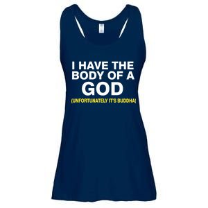 I Have A Body Of A God Buddha Ladies Essential Flowy Tank