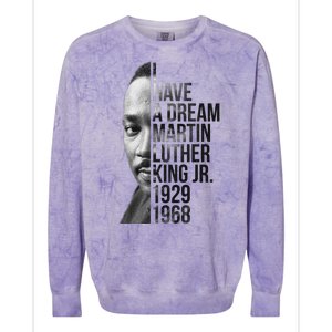 I Have a Dream Martin Luther King Jr. 1929-1968 Colorblast Crewneck Sweatshirt