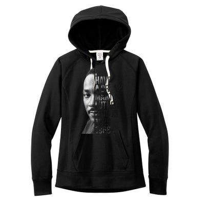 I Have a Dream Martin Luther King Jr. 1929-1968 Women's Fleece Hoodie