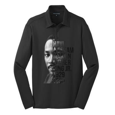 I Have a Dream Martin Luther King Jr. 1929-1968 Silk Touch Performance Long Sleeve Polo