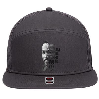 I Have a Dream Martin Luther King Jr. 1929-1968 7 Panel Mesh Trucker Snapback Hat