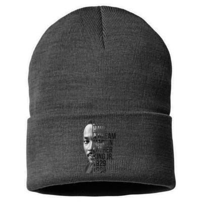 I Have a Dream Martin Luther King Jr. 1929-1968 Sustainable Knit Beanie