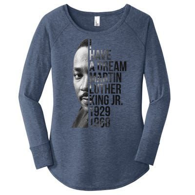 I Have a Dream Martin Luther King Jr. 1929-1968 Women's Perfect Tri Tunic Long Sleeve Shirt