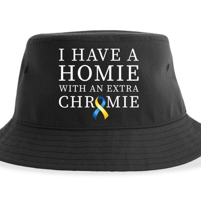 I Have A Homie With An Extra Chromie Sustainable Bucket Hat