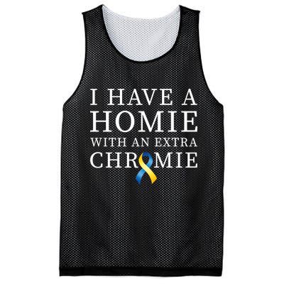 I Have A Homie With An Extra Chromie Mesh Reversible Basketball Jersey Tank