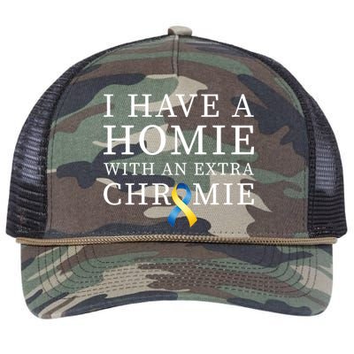 I Have A Homie With An Extra Chromie Retro Rope Trucker Hat Cap