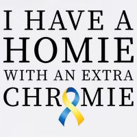 I Have A Homie With An Extra Chromie Garment-Dyed Sweatshirt