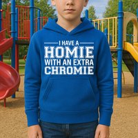 I Have A Homie With An Extra Chromie Down Syndrome Kids Hoodie
