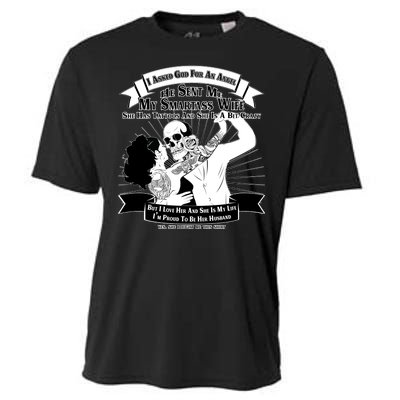 I Have A My Smartass Tattooed Wife  Cooling Performance Crew T-Shirt